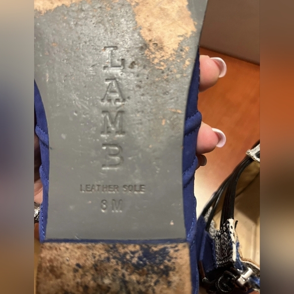 Lamb Sandals Women's 8 Leather Reagon Gladiator Luxury Comfort Summer Coastal - Picture 4 of 5